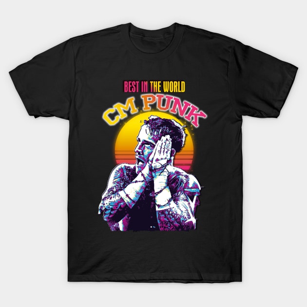 BEST In the World CM Punk WWE T-Shirt by Suga Collection